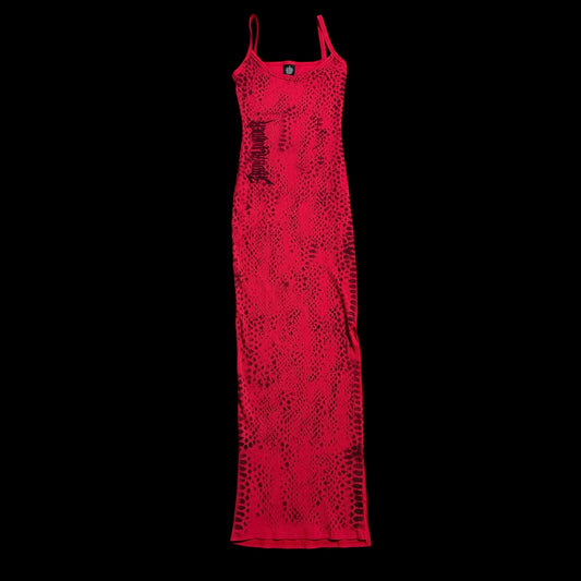 Red BODYCON MAXI Dress