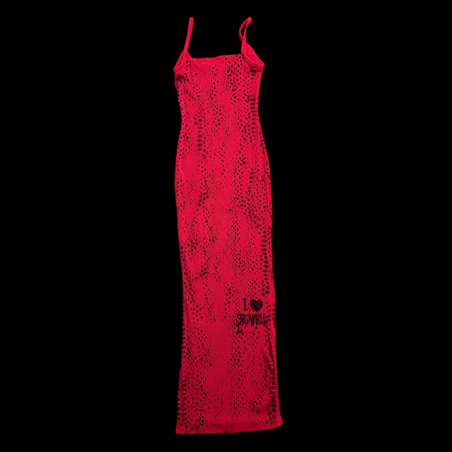 Red BODYCON MAXI Dress