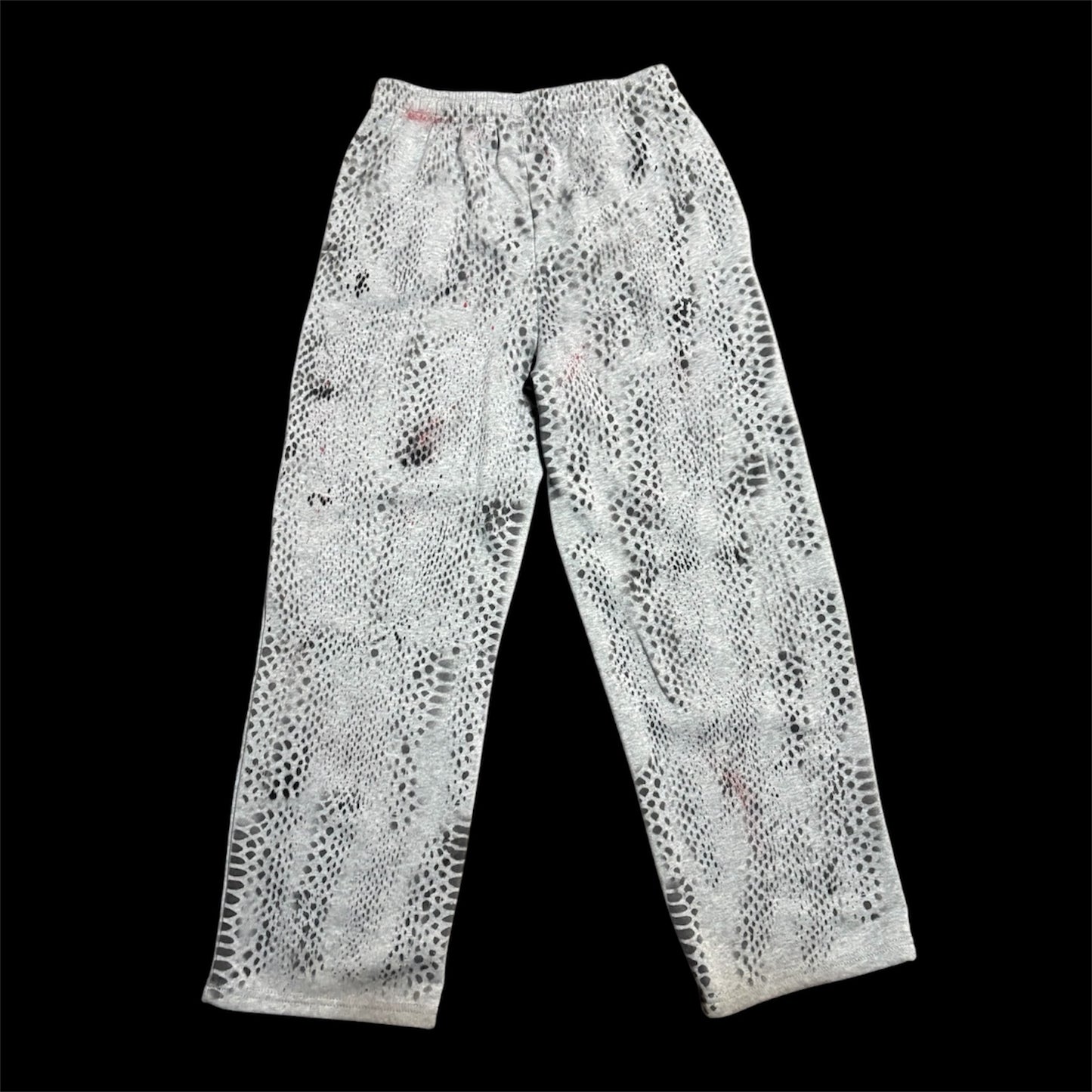 Grey Blood Splatter Sweats